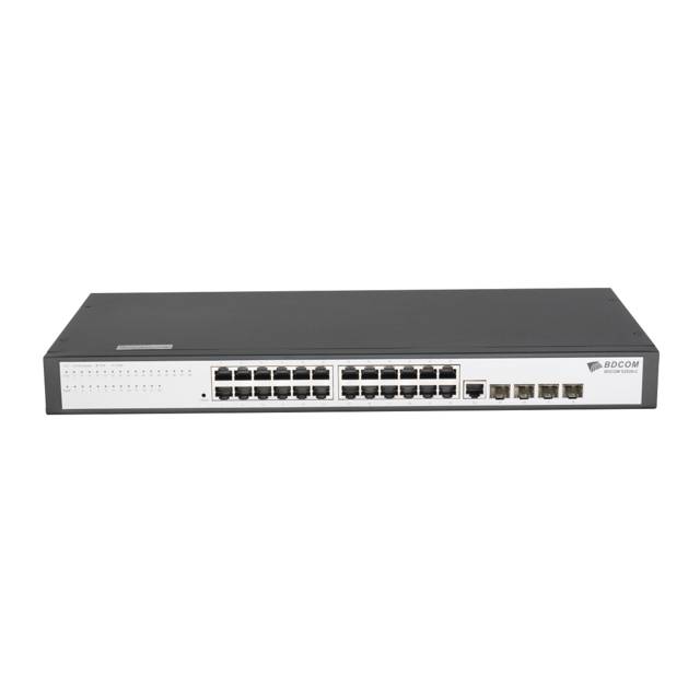 BDCOM S2528-C 24 GE TX ports, 4100/1000M SFP ports Managed Switch | S2528-C