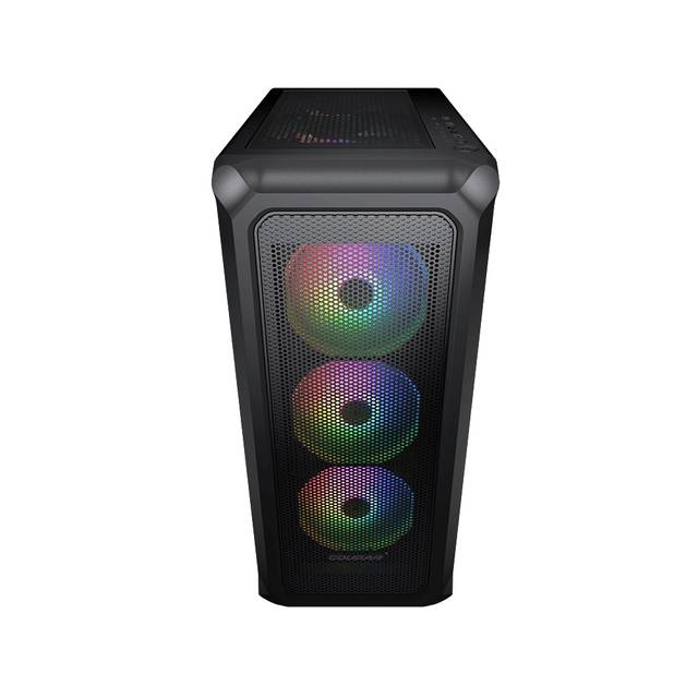 Cougar Archon 2 Mesh RGB (Black) No Power Supply Mini ITX/Micro ATX/ATX Mid Tower Case w/ Window | ARCHON 2 MESH RGB (BLACK)