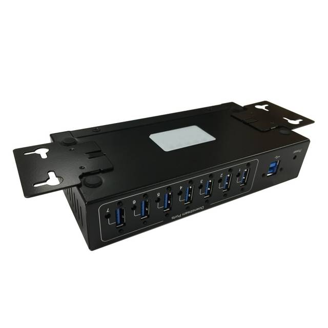 VANTEC UGT-DH107U3 7-Port USB 3.0 Mountable Industrial Hub | UGT-DH107U3