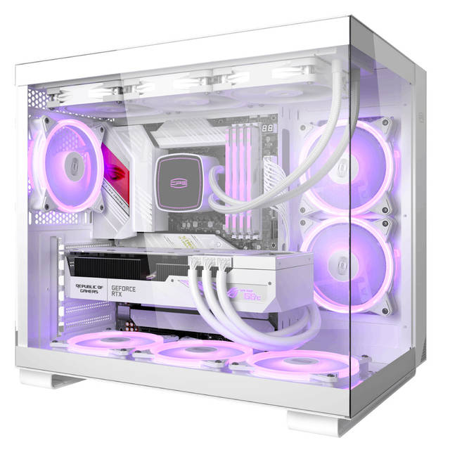 PCCOOLER C3-T500WHD6-GL CPS C3 T500 ARGB White PC Case | C3-T500WHD6-GL