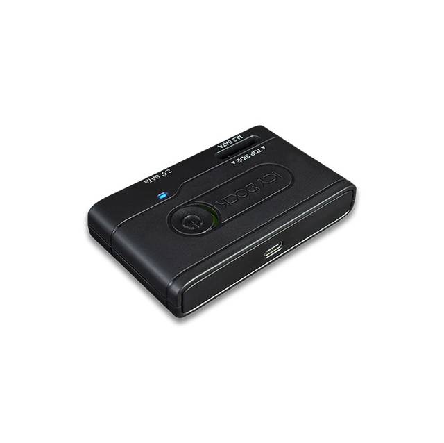 ICY DOCK EZ-Adapter MB031U-1SMB 2.5 inch & M.2 SATA Hard Drive/SSD to USB 3.2 Gen 1 Adapter (Black) | MB031U-1SMB