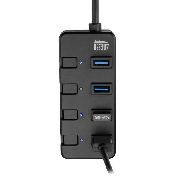 ADESSO AUH-3040 4-Port USB 3.0 Hub | AUH-3040