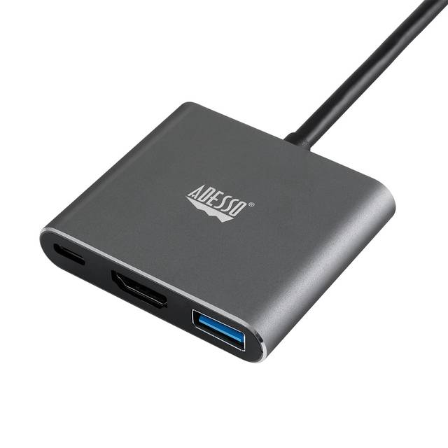 ADESSO AUH-4010 3-IN-1 USB-C Multi-Port Docking Station (TAA Compliant) | AUH-4010