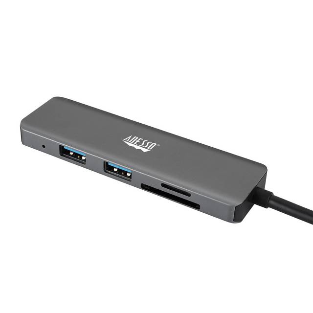ADESSO AUH-4020 6-in-1 USB-C Multi-Port Docking Station (TAA Compliant) | AUH-4020