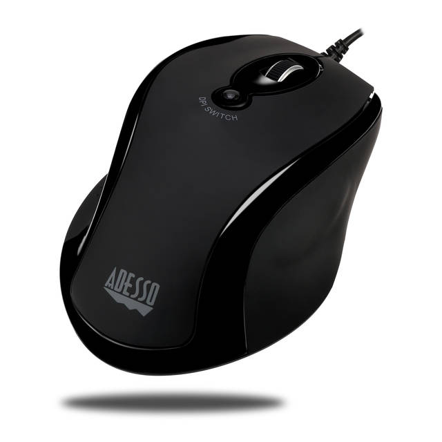 Adesso iMouse G2 Ergonomic Optical Mouse (Black) | IMOUSE G2