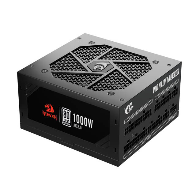 Redragon GC-PS017 80+ Platinum 1000 Watt ATX 3.0 Fully Modular Power Supply Includes a FREE 12VHPWR Cable | GC-PS017