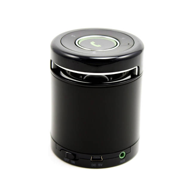 iKANOO BT012 Wireless Bluetooth/Wired 3.5mm Portable Speaker w/ Microphone & Volume Control (Black) | BT012-BLACK