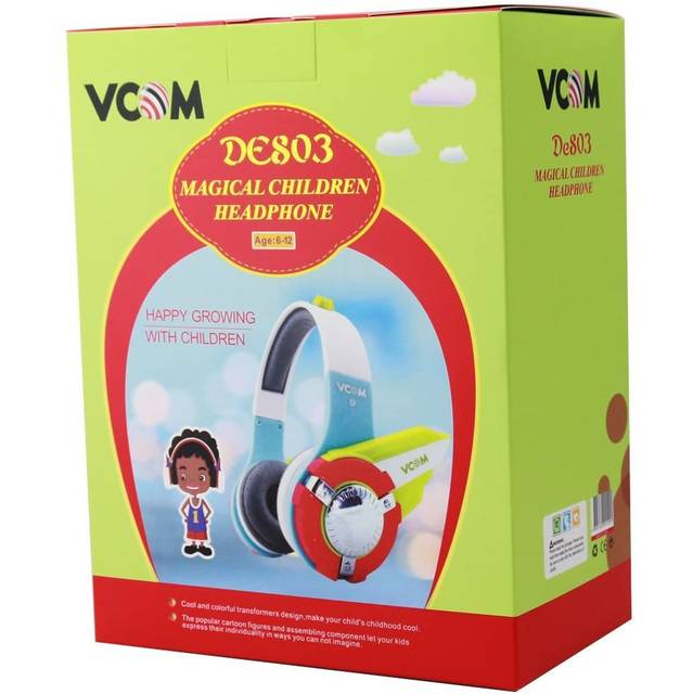 VCOM DE803-RL1 Wired 3.5mm On-Ear Children Headphone | DE803-RL1