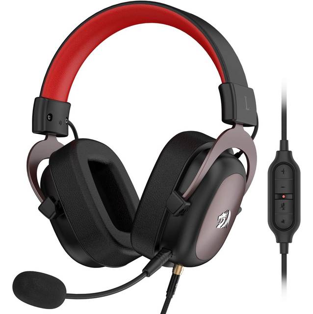 Redragon H510 BLACK Zeus Wired Gaming Headset, 7.1 Surround, Detachable Microphone | H510 BLACK