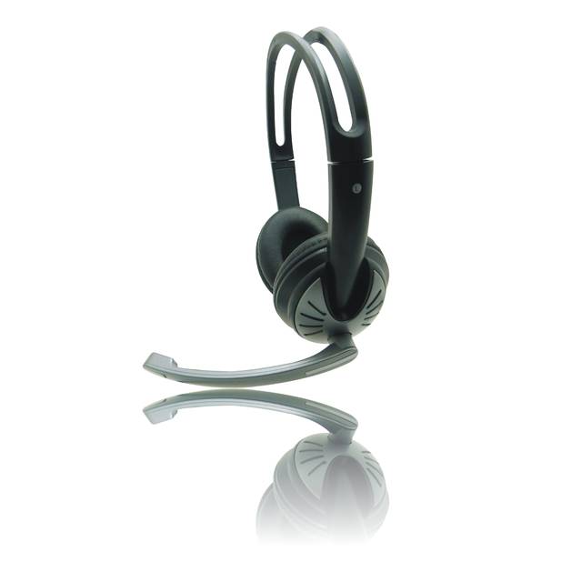 iMicro SP-IMME282 Wired USB Headphone w/ Microphone & Volume Control (Black) | SP-IMME282