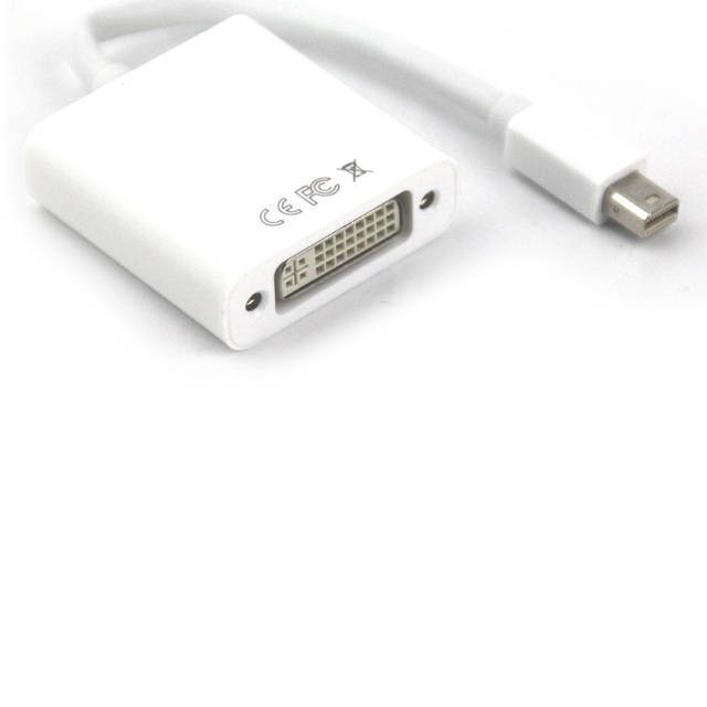 VCOM CG612S-10INCH 10inch DVI-D Single-Link Female to Mini DisplayPort Male Cable (White) | CG612S-10INCH