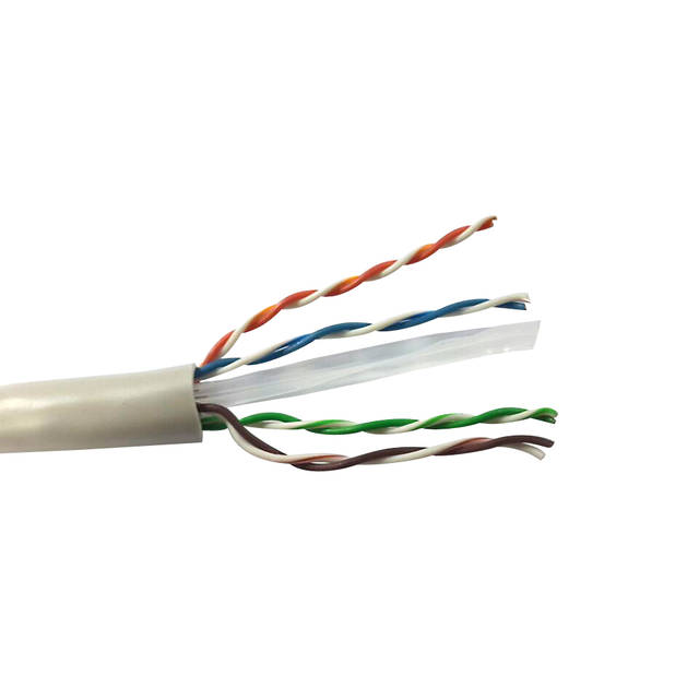 VCOM NC614-1000-BLACK 1000ft Cat6 UTP Cable (Black) | NC614-1000-BLACK