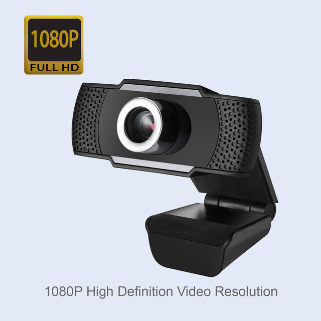 Adesso CYBERTRACK H4-TAA 1080P HD USB Webcam with Built-in Microphone TAA Compliant | CYBERTRACK H4-TAA