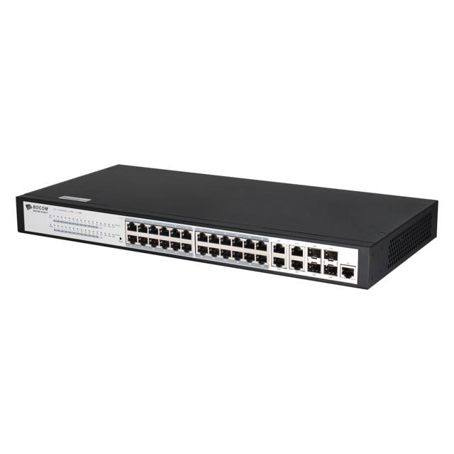 BDCOM S2528-P 24 GE PoE ports and 4 GE TX/SFP combo ports Managed Switch | S2528-P