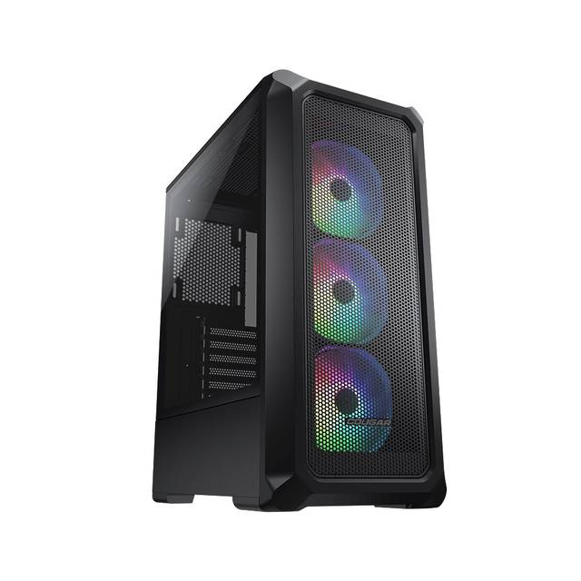 Cougar Archon 2 Mesh RGB (Black) No Power Supply Mini ITX/Micro ATX/ATX Mid Tower Case w/ Window | ARCHON 2 MESH RGB (BLACK)