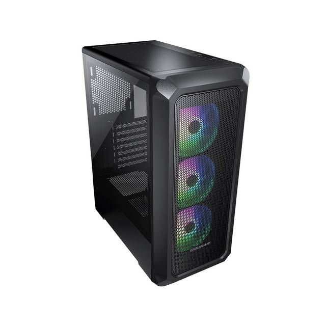 Cougar Archon 2 Mesh RGB (Black) No Power Supply Mini ITX/Micro ATX/ATX Mid Tower Case w/ Window | ARCHON 2 MESH RGB (BLACK)