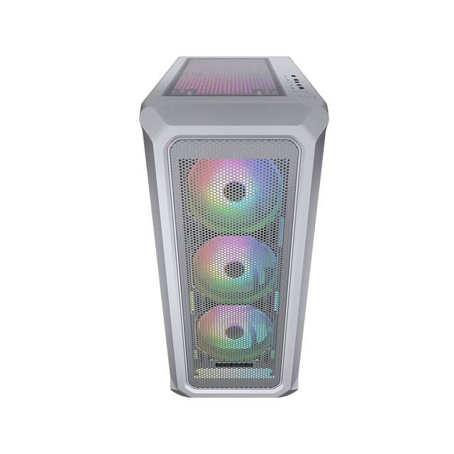 Cougar Archon 2 Mesh RGB (White) No Power Supply Mini ITX/Micro ATX/ATX Mid Tower Case w/ Window | ARCHON 2 MESH RGB (WHITE)