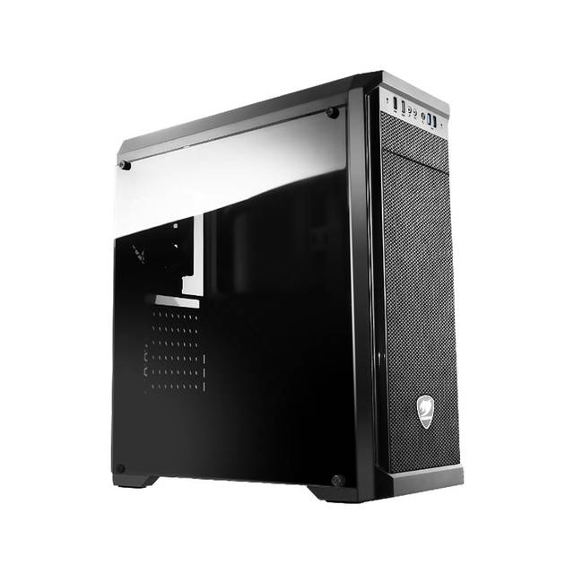 Cougar MX330-G MX330 Mid Tower Case with Full Tempered Glass Window and USB 3.0 | MX330-G