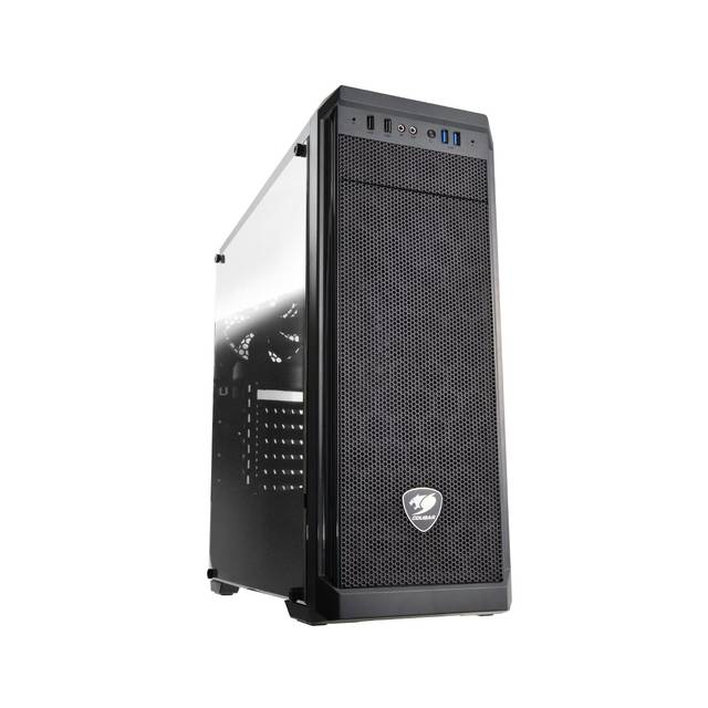 Cougar MX330-G MX330 Mid Tower Case with Full Tempered Glass Window and USB 3.0 | MX330-G