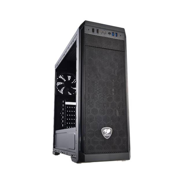 Cougar MX330-G MX330 Mid Tower Case with Full Tempered Glass Window and USB 3.0 | MX330-G