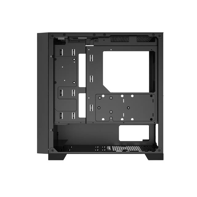 PCCOOLER C3-D310BKP2-GL CPS C3D310 ARGB BK PC Case with 2 ARGB Fans Desktop Computer Case Gaming Case for M-ATX / ITX, 350MM Graphics Cards Support, 2 x 3.5 inch and 3 x 2.5 inch Storage Slots, Liquid Cooler Support, Easy Installation, Cable Storage, SPCC | C3-D310BKP2-GL