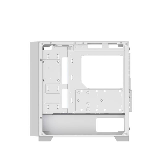 PCCOOLER C3-D310WHP2-GL CPS CC3D310 ARGB White PC Case with 2 ARGB Fans Desktop Computer Case Gaming Case for M-ATX / ITX, 350MM Graphics Cards Support, 2 x 3.5 inch and 3 x 2.5 inch Storage Slots, Liquid Cooler Support, Easy Installation, Cable Storage | C3-D310WHP2-GL