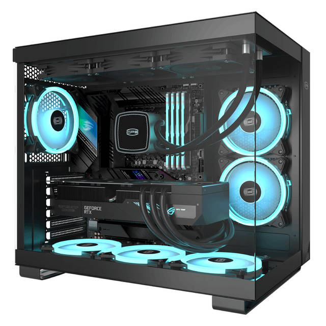 PCCOOLER C3-T500BKD6-GL C3 T500 ATX CASE Black Gaming Equipment | C3-T500BKD6-GL