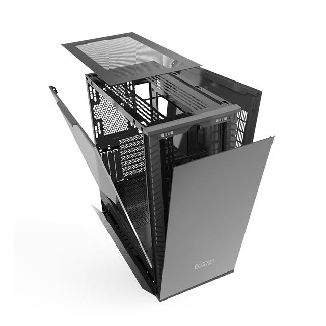 PCCOOLER MASTER IE200S MESH BK E-ATX Tempered Glass Mesh Gaming Computer Case | MASTER IE200S MESH BK