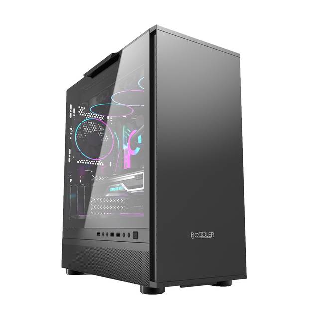 PCCOOLER MASTER IE200S MESH BK E-ATX Tempered Glass Mesh Gaming Computer Case | MASTER IE200S MESH BK
