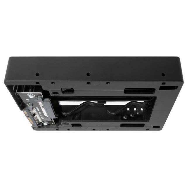 ICY DOCK MB882SP-1S-3B 2.5 inch to 3.5 inch SSD/SATA Hard Drive Converter (Black) | MB882SP-1S-3B