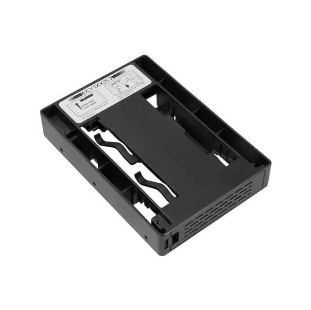 ICY DOCK MB882SP-1S-3B 2.5 inch to 3.5 inch SSD/SATA Hard Drive Converter (Black) | MB882SP-1S-3B