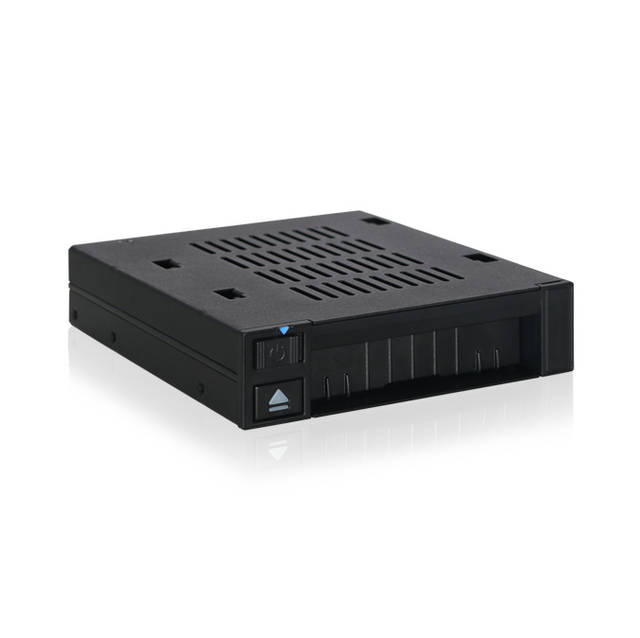 ICY DOCK FlexiDOCK MB521SP-B 2.5 inch SSD Dock Trayless Hot-Swap SATA / SAS Mobile Rack for Ext 3.5 inch Bay (Black) | MB521SP-B