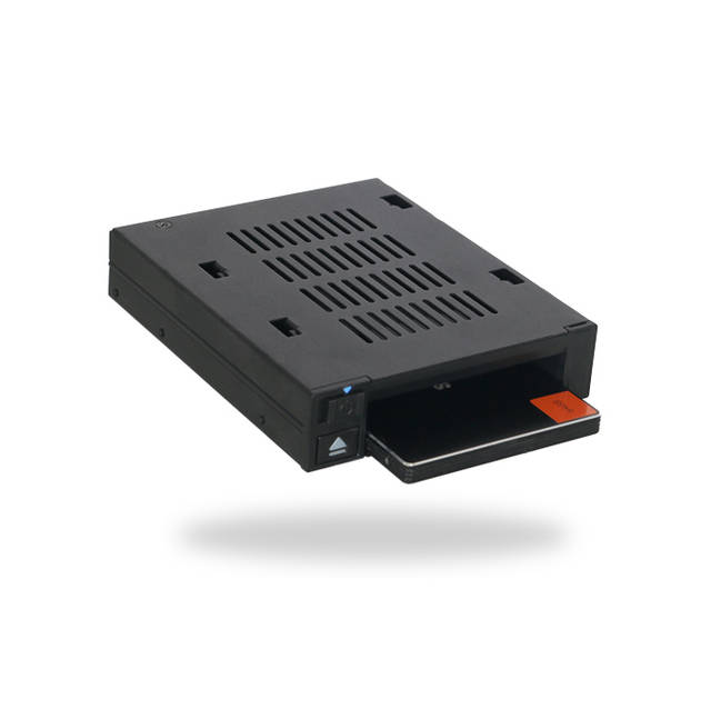 ICY DOCK FlexiDOCK MB521SP-B 2.5 inch SSD Dock Trayless Hot-Swap SATA / SAS Mobile Rack for Ext 3.5 inch Bay (Black) | MB521SP-B