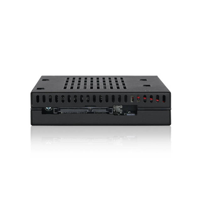 ICY DOCK FlexiDOCK MB521SP-B 2.5 inch SSD Dock Trayless Hot-Swap SATA / SAS Mobile Rack for Ext 3.5 inch Bay (Black) | MB521SP-B