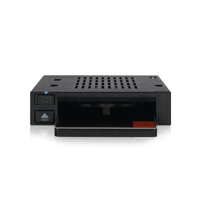 ICY DOCK FlexiDOCK MB521SP-B 2.5 inch SSD Dock Trayless Hot-Swap SATA / SAS Mobile Rack for Ext 3.5 inch Bay (Black) | MB521SP-B