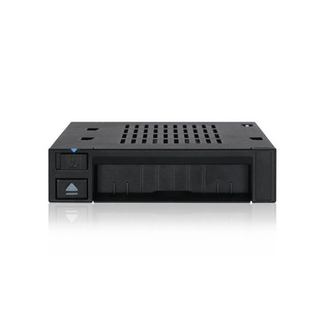 ICY DOCK FlexiDOCK MB521SP-B 2.5 inch SSD Dock Trayless Hot-Swap SATA / SAS Mobile Rack for Ext 3.5 inch Bay (Black) | MB521SP-B