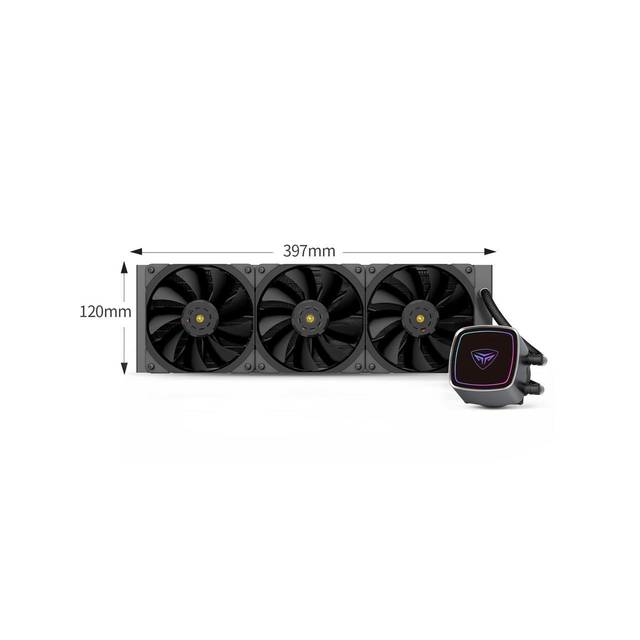 PCCOOLER DE360-BKAWXX-GL Powerful Dual-Pump AIO Liquid CPU Cooler, support Intel LGA 115X/1200/1700/20XX AMD AM3/AM4/AM5 | DE360-BKAWXX-GL