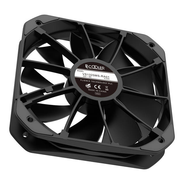 PCCOOLER G6BK High Performance CPU Cooler Aluminum 130 mm Luxury Black | G6BK