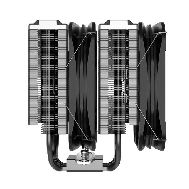 PCCOOLER G6BK High Performance Hydro Bearing 4 Pin PWM CPU Cooler, support Intel LGA115X/1200/1700/20XX, AMDAM3/AM4/AM5 (Black) | G6BK