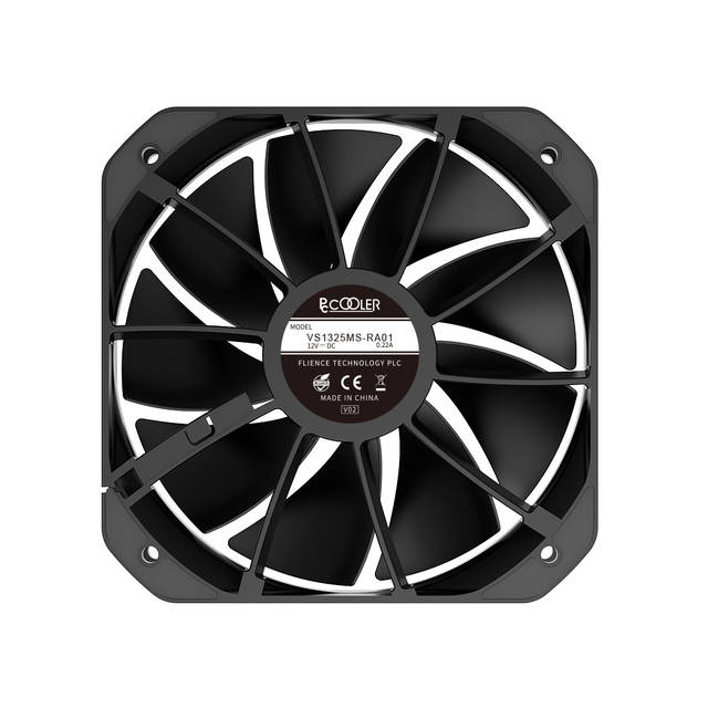 PCCOOLER G6BK High Performance CPU Cooler Aluminum 130 mm Luxury Black | G6BK