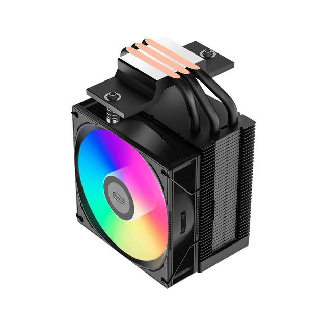 PCCOOLER CPS R300 ARGB Air CPU Cooler, Next-Gen 3 Heatpipes Air Cooler, Hydraulic Bearing 2200RPM High Pressure 92mm Fan, 150W TDP CPU Air Cooler | R300ARGBBK