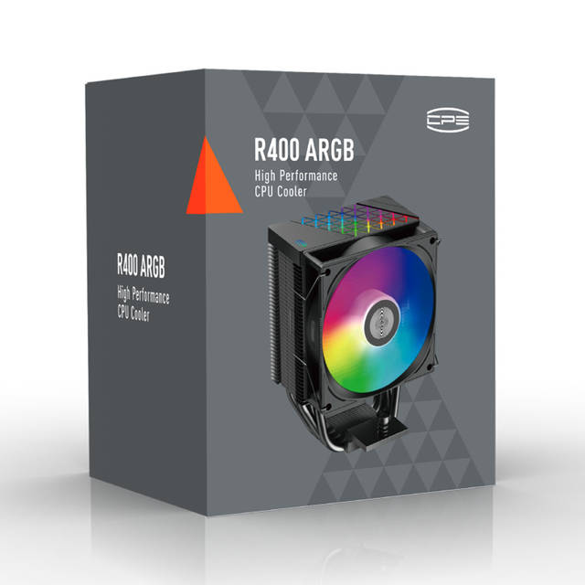 PCCOOLER R400 ARGB BK 180W TDP CPU Air Cooler | R400 ARGB BK