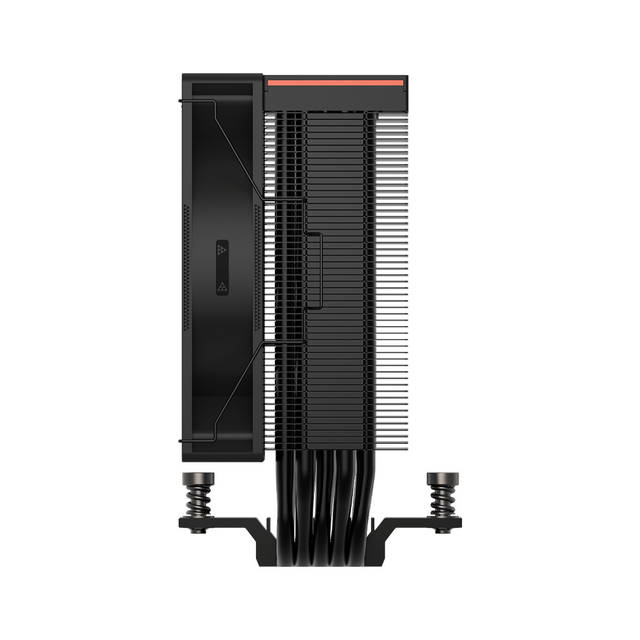 PCCOOLER RT500 Digital ARGB 5-Heatpipe Tower Air Cooler with Smart Digital Monitor | RT500 DIGITAL ARGB BK