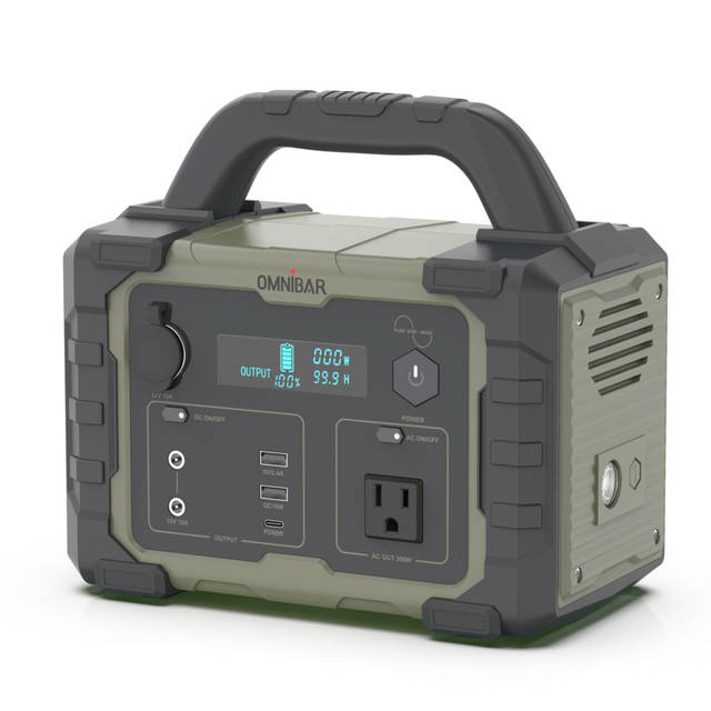 OMNIBAR IRONMAN300 OLIVE GREEN 300W ultra-high power, emergency power supply, Olive Green, Ironman Series | PYS-PEI-U00300 OLIVE GREEN