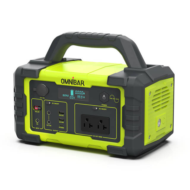 OMNIBAR IRONMAN600 YELLOW GREEN 600W ultra-high power, emergency power supply, Yellow Green, Ironman Series | PYS-PEI-U00600 YELLOW GREEN