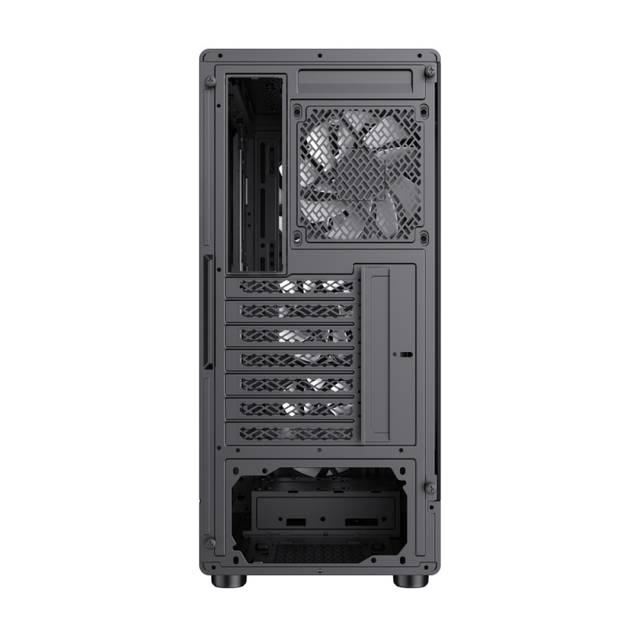 GameMax Storm 2 AB ATX Mid Tower Gaming Case - 6 Fans ARGB Black, Tempered Glass Left Side Panel | STORM 2 AB