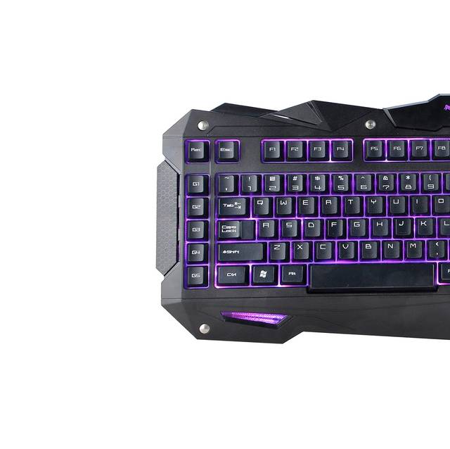 iMicro Cobra IM-KBCOBV8 110-Key Wired USB LED Backlit Gaming Keyboard (Black) | IM-KBCOBV8