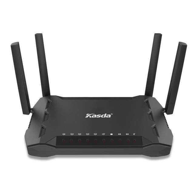 Kasda KW6516 AC1200M Dual-band WiFi Gigabit Router w/ 4x External 3dBi Antennas | KW6516