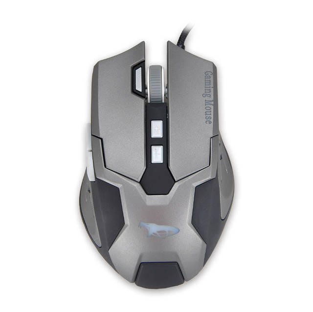 iMicro Cobra IM-COBZ2 USB Wired Optical Mouse (Black&Space Gray) | IM-COBZ2