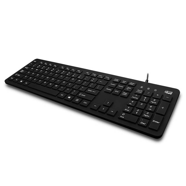 ADESSO AKB-235UB Antimicrobial Waterproof Desktop Keyboard | AKB-235UB